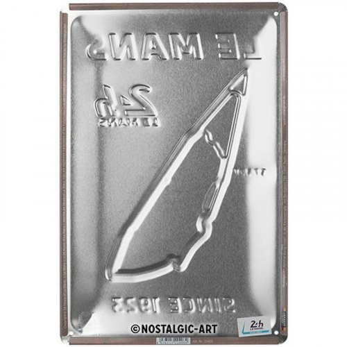 Blechschild Le Mans Kurs 3